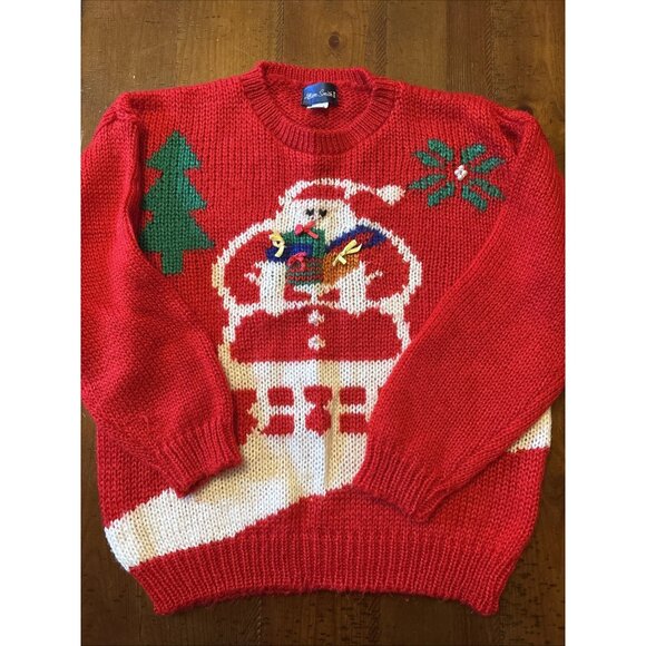 Allison Smith II Red Plus Holiday Sweater Size 20W Beaded - Picture 2 of 7